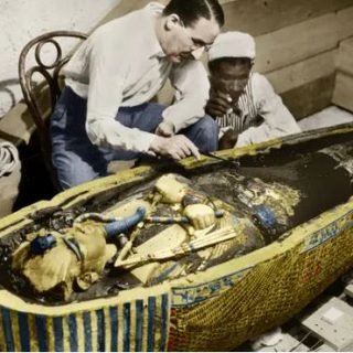 Tutankhamun's tomb and remains