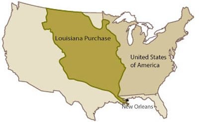 Louisiana Purchase Map