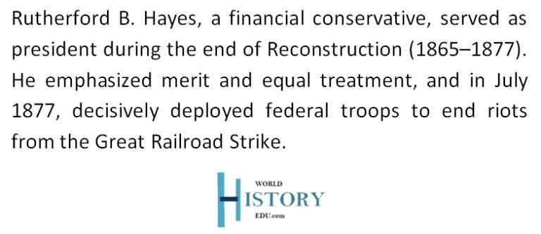Timeline of Rutherford B. Hayes’s Life - World History Edu