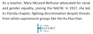 Mary McLeod Bethune (1875-1955): Founder of the National Council of ...