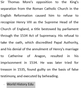 The Act of Supremacy and how the English Monarch became Supreme Head of ...