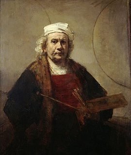 "Self-Portrait with Two Circles" (c. 1665-69)