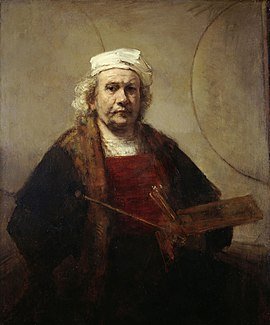 "Self-Portrait with Two Circles" (c. 1665-69)