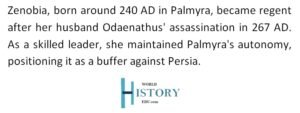 The rise and fall of Queen Zenobia of Palmyra - World History Edu