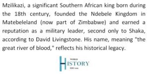 Who Was Mzilikazi World History Edu who-was-mzilikazi-world-history-edu
