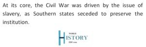 What were the sociocultural effects of the American Civil War? - World ...