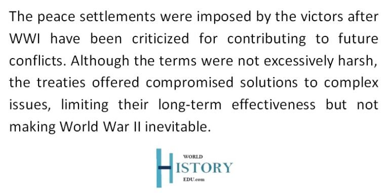 The Peace Treaties That Brought WWI to an End - World History Edu