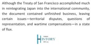 Treaty of San Francisco - World History Edu