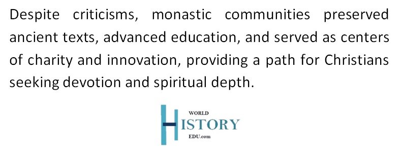 History of the Monastic Movement - World History Edu