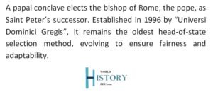 Pope Evolution How is a new pope elected? - World History Edu