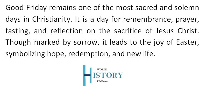 Good Friday - World History Edu